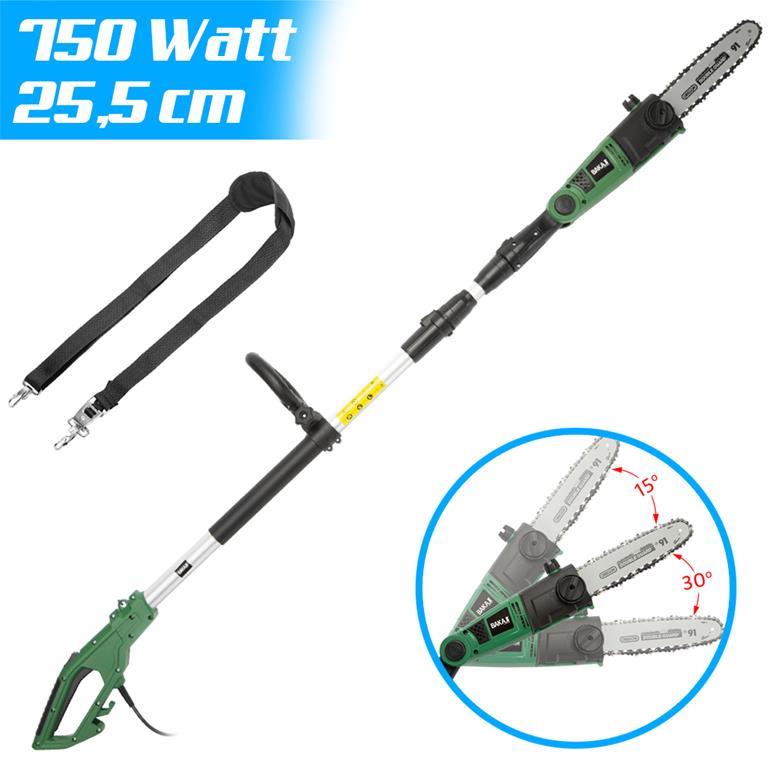 Potatore Telescopico Elettrico A Batteria - Sega Ad Asta 4m, Lama 20cm, Testa Inclinabile, 20V 4Ah - Foto 11