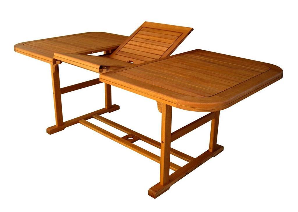 TURRIS. Tavolo da giardino allungabile in legno massiccio di MilaniHome Tavolo Ovale Allungabile in Legno di Acacia 200