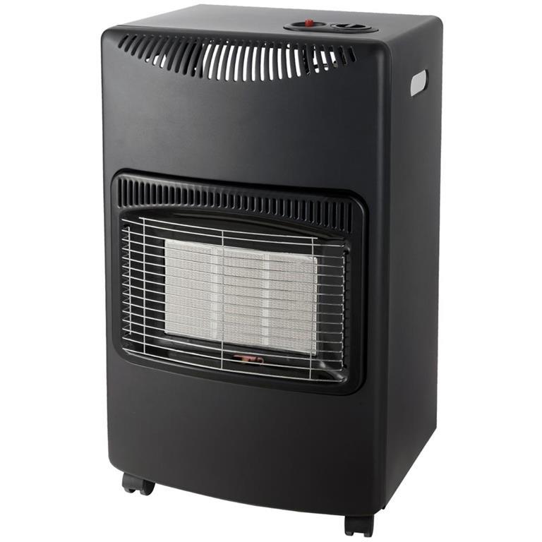 Stufa a Bombola Gas GPL 15Kg In Metallo 3 potenze 4200W Nero con kit Regolatore ND Casa e Stufa a Bombola Gas GPL 15Kg In Metallo 3 potenze 4200W Nero con kit Regolatore ND Casa e