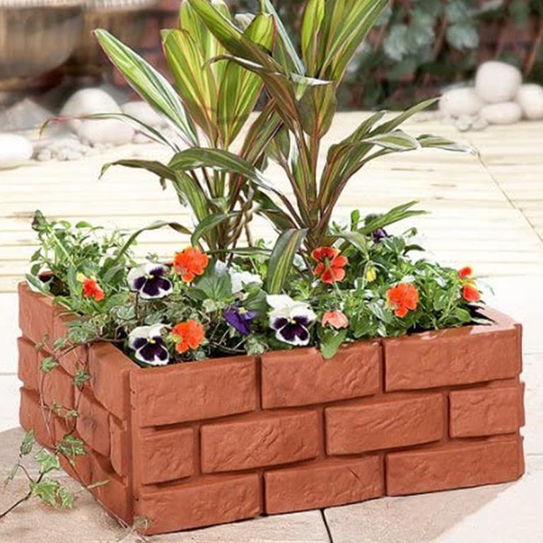 Bordo Aiuole Gardenix - Effetto Legno, 2,5 Metri, Marrone Per Giardino - Foto 11