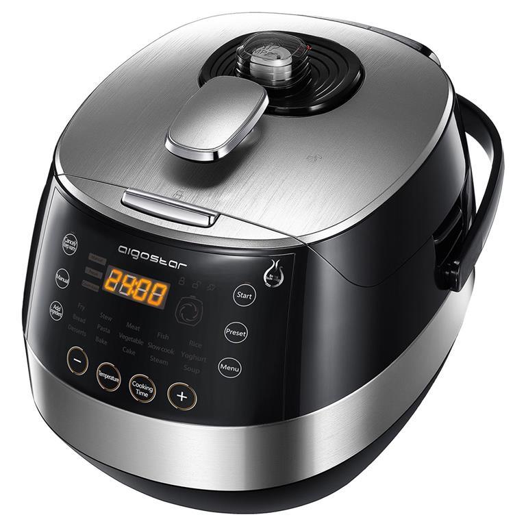 Pentola A Pressione Elettrica Classe Premium Happy Chef 38iwy Multifunzione 7 In 1 Con 15 Funzione Ricetta Pdf Online Capacita Di 5 Litri Con Pentola Antianderente E 900w Aigostar Casa E Cucina Ibs