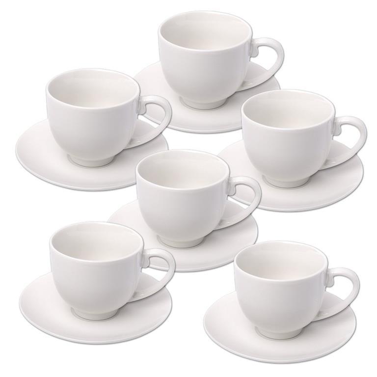 Gicos Set tazzine caffè ceramica 6 pz (90ml) con supporto BELLINTAVOLA Colori assortiti 817892