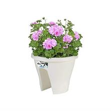 30 cm Elho Corsica Flower Bridge Vaso da Balcone Fioriera Bianco 30 cm Elho Corsica Flower Bridge Vaso da Balcone Fioriera Bianco
