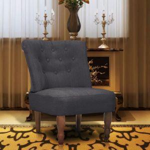 vidaXL Poltrona in Stile Francese Elegante Moderna Seggiola Imbottita con Schiuma Poltrona Gambe in Legno Giallo in Tessuto