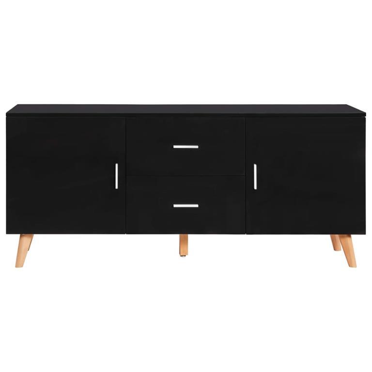 vidaXL Credenza Nera 160x40x70 cm in MDF vidaXL Casa e Cucina IBS