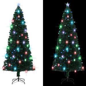 Albero Di Natale Con Led.Vidaxl Albero Di Natale Artificiale Con Supporto Led 240 Cm 240 Rami Vidaxl Casa E Cucina Ibs