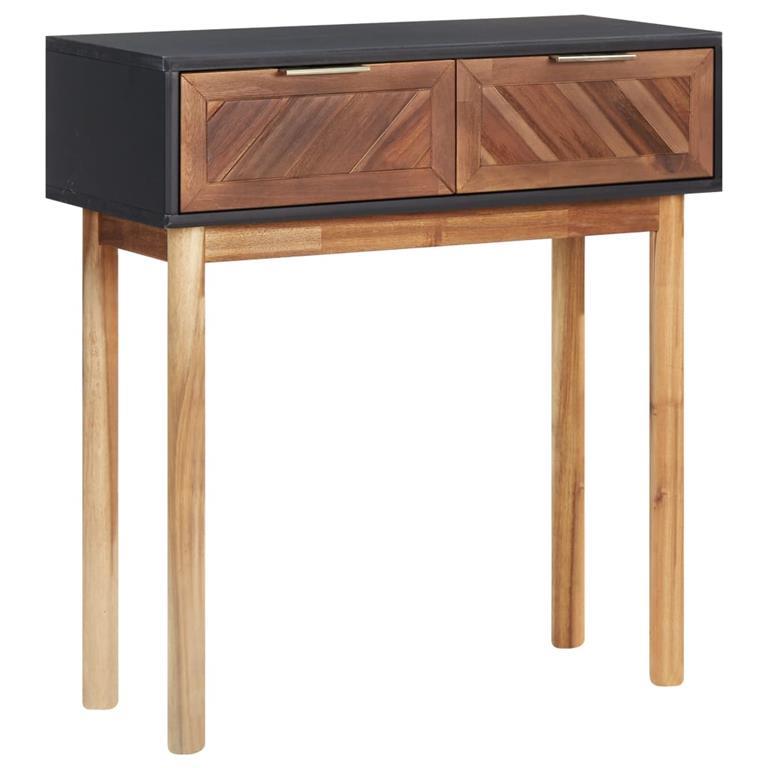 Home Gadgets Tavolo consolle 2 cassetti legno 90 cm