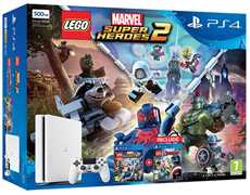 Videogiochi Playstation4 PS4 500GB+Lego Marvel Avengers+Super H.2