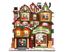 Idee regalo Lemax Calendario Dell'Avvento - Dasher'S Advent Stable Cod 35561 Lemax