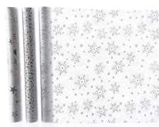 Idee regalo 2 Rotoli Carta Da Regalo Argento/Bianco Peraga