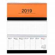 Cartoleria Agenda settimanale 2019 per ufficio casa e lavoro - arancio scuro Calendari.it