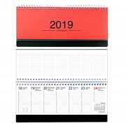 Cartoleria Agenda settimanale 2019 per ufficio casa e lavoro - rosso Calendari.it