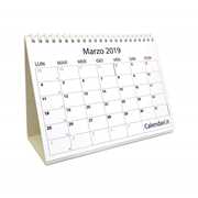 Cartoleria Calendario 2019 a caselle 20x15 da tavolo per ufficio casa e lavoro Calendari.it