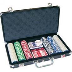 Giocattolo Editrice Giochi Valigetta Grande Poker Set 300 Laser Chips Editrice Giochi