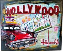 Idee regalo Quadro latta Hollywood, stile nostalgico. Arredo casa ufficio Legler