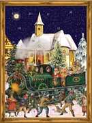 Idee regalo Calendario Avvento 35x25cm con cioccolatini 75g Il Treno Vintage Richard Sellmer Verlag