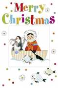 Cartoleria Biglietto Auguri Natale Rilievo Pinguino Xmas Ologra Artebene