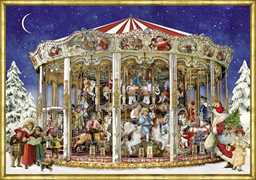 Idee regalo Calendario Avvento A4 Giostra Di Natale Coppenrath