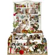 Idee regalo Calendario Dell'Avvento 29.7x42cm con figure Gattini Natalizi Coppenrath