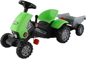 Giocattolo Auto a Pedali Trattore a Pedali con Rimorchio per Bambini Wader Polesie