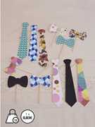 Idee regalo Photo booth Cravatta e papillon 12 pezzi Ginger