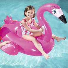 Giocattolo Fenicottero Cavalcabile Gioco Gonfiabile Bambini 134x119cm Mare Piscina Bestway Bestway