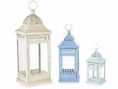Idee regalo Set Tre Lanterne Porta Candela Colorate Gruppo Maruccia