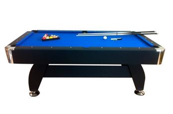 Giocattolo Tavolo da Biliardo Professionale Panno Blu 188x96 cm Lanzoni 7 Piedi Blue Sea Lanzoni