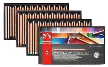 Cartoleria Matite Liminance Caran d'Ache 6901. Confezione 76 matite Caran d'Ache