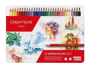 Cartoleria Matita colorata Caran d'Ache Supracolor Soft 30 pezzi. Edizione Limitata 30° Anniversario Caran d'Ache