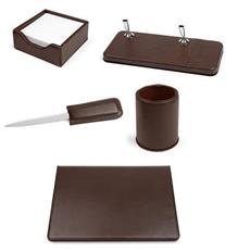 Cartoleria Set Scrivania Vip 5pz Marrone Niji