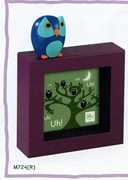 Idee regalo Mascagni M724 Portaritratti Gufo con magnete 7x7 viola Mascagni