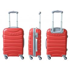 Idee regalo Trolley 20" Gmv Valigia Rigida Bagaglio A Mano Abs Rosso GianMarco Venturi