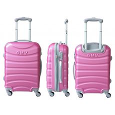 Idee regalo Trolley 20" Gmv Valigia Rigida Bagaglio A Mano Abs Fucsia GianMarco Venturi