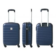 Idee regalo Trolley 20" Gmv Valigia Rigida Bagaglio A Mano Abs Blu GianMarco Venturi