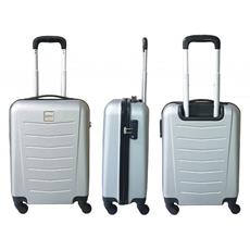Idee regalo Trolley 20" Gmv Valigia Rigida Bagaglio A Mano Abs Argento GianMarco Venturi