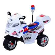Giocattolo Homcom Triciclo Moto Elettrica per Bambini con Musica e Luci