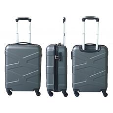 Idee regalo Trolley 20" Gmv Valigia Rigida Bagaglio A Mano Abs Grigio GianMarco Venturi