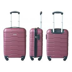 Idee regalo Trolley 20" Gmv Valigia Rigida Bagaglio A Mano Abs Viola GianMarco Venturi
