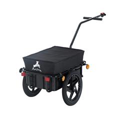 Giocattolo HomCom Rimorchio Carrello per Bicicletta Porta Oggetti in Acciaio, 144x59x80cm Homcom