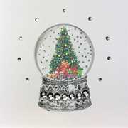 Cartoleria Biglietto Auguri Natale Life Is Beautiful Sfera Con Neve Origamo