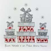 Cartoleria Biglietto Auguri Natale Life Is Beautiful Pacchetti Origamo