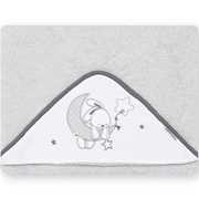 Idee regalo Accappatoio Pirulos Luna Bianco/Grigio